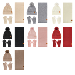 <span class=keywords><strong>Bonnet</strong></span> en tricot torsadé <span class=keywords><strong>avec</strong></span> logo personnalisé pour femmes, <span class=keywords><strong>avec</strong></span> écharpe assortie et <span class=keywords><strong>gants</strong></span> chauds Ensembles de chapeaux et <span class=keywords><strong>gants</strong></span> écharpe classique pour temps froid quotidien - Product Image 2