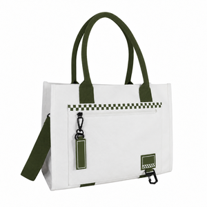 Bolso Tote de Lona Ligero Estilo Vintage con Función de Bloqueo y Desbloqueo para Viajes Diarios, Estudiantes Universitarios, Portátil y Uso Diario - Product Image 2
