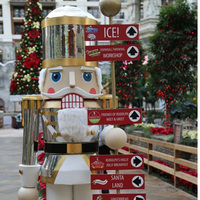 2023 nouveau Style casse-noisette décoration de noël extérieur casse-noisette décor étanche géant casse-noisette