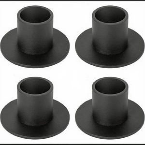 Retro <b>Candlestick</b> Holder <b>Black</b> Iron Farmhouse Decor for Home Wedding Party Anniversary Housewarming - Product Image 1