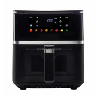 ANWELL Friteuse à air numérique 6,5 L, cuisson vapeur, électrique, saine et intelligente, pour appareils électroménagers, fours à convection de qualité