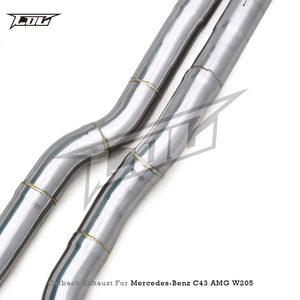 Système d'échappement Boska en acier inoxydable pour Mercedes-Benz C43 AMG W205 3.0T 2019-2024, silencieux Valvetronic - Product Image 2