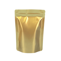 Sacs refermables en aluminium mat avec fermeture éclair, sachets debout, qualité alimentaire, fermeture thermique, fermeture éclair, sac alimentaire pour collations, chips, noix