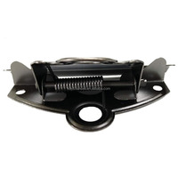 Fournitures de bureau commerciales Style ancien 120mm noir mat Jumbo fichier trombone grand clip de presse-papiers en métal lourd pour les Menus de Restaurant