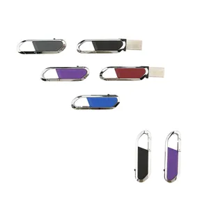 Mini clé Usb avec boucle suspendue en métal pour d'alpinisme, disque U, Logo personnalisé, Mini boucle d'alpinisme - Product Image 1