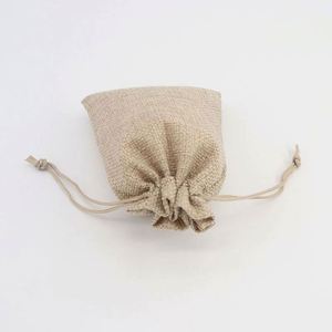 Bolsas de Yute con Cordón de Hueso de Lino, al por Mayor, para Coleccionables, Joyería, Accesorios, Juguetes y Regalos - Directo de Fábrica - Product Image 4