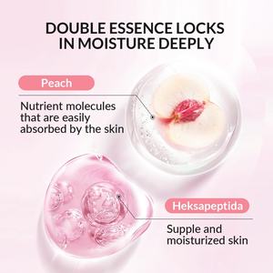 Halal Cosmetic Korean Whitening Skin <b>Care</b> Set Products Private Logo Niacinamide Peach Fruit Extract Skin <b>Care</b> Set - Product Image 3