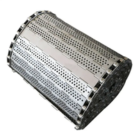 Cinta transportadora de malla de alambre de acero inoxidable Cinta transportadora de placa perforada de metal