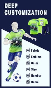 Fabrika toptan ODM/OEM futbol giyim Custom Made futbol formaları spor takım kulübü şort ve gömlek çocuk genç için setleri - Product Image 5