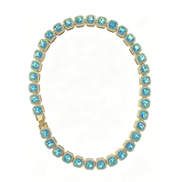 Chaîne électroplaquée Rock Candy T01 de 12 mm, best-seller en Europe et aux États-Unis, unisexe, style cubain, pour le marché transfrontalier