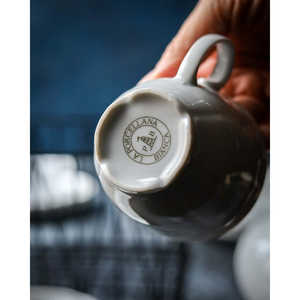 Service de table en porcelaine blanche pour 6 personnes, service à thé - Product Image 3