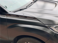 Film adhésif de décoration en PVC pour carrosserie de voiture, enveloppe en vinyle de haute qualité, sans bulles d'air, autocollant noir sombre, 1.52x18m