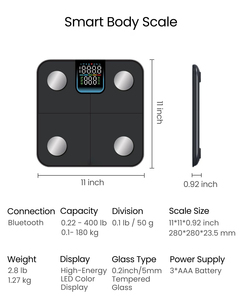 Economical Custom Shipping Digital Bathroom Weight Scale - Product Image 3