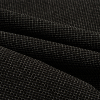 Tissu mat d'approvisionnement d'usine 94% POLY 6% SPANDEX DOBBY WEAVE 277Gsm pour tissu de travail protecteur