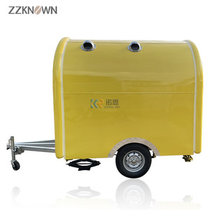 Camión de barbacoa de 220CM de largo, carro de quiosco, canino caliente, remolque expendedor de café, remolque móvil para comida de calle al aire libre, caravana - Product Image 6