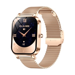 MK90 Women's <b>Smart</b> Watch 1.75" HD BT Call IP68 Waterproof Health Monitor 8.8mm Ultra-Thin Metal Smartwatch for IOS Android - Product Image 1