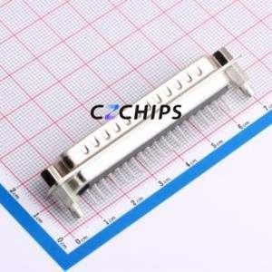 2301836-1 D-Sub/VGA Connector Through hole Component (THT) Connector Male 37P Through Hole 2 - Product Image 2