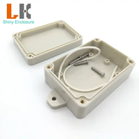 Boîtier de projet étanche en plastique ABS 83*58*33mm, boîte de jonction électronique, boîtier d'interrupteur étanche IP65 avec oreilles