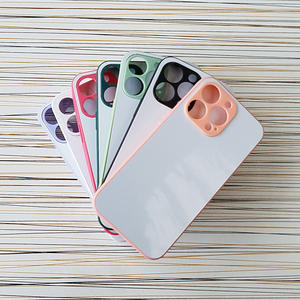 Fundas de teléfono de sublimación de TPU 2D a prueba de golpes personalizadas al por mayor de fábrica para iPhone 12 13 Pro Max fundas de sublimación en blanco coloridas - Product Image 2