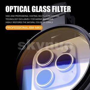 Filter Optik Polarisasi Plastik Akuarium AIPAI untuk Tangki Air Asin, Pemulihan Warna Karang Asli, Filter Cahaya Profesional - Product Image 3