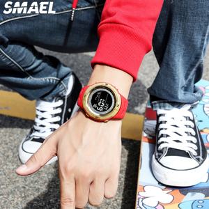 Montre pour homme SMAEL 1915, sport de luxe, affichage numérique LED, résistante à l'eau 5ATM, charme tendance, plastique - Product Image 5