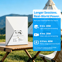 Batería de Respaldo Starlink Mini de 99 Wh y 27500 mAh, Fuente de Alimentación CC, Solución de Energía Portátil USB-C PD para Internet en Exteriores, Personalización OEM