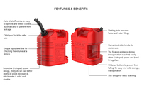 Seeaflo-boîte à essence 20 litre, vente en gros, quad réservoir de carburant, jersey, réservoir de carburant