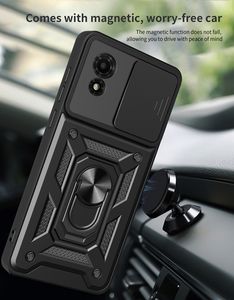 Finestra scorrevole Push Full Camera custodia protettiva per telefono con cavalletto ad anello custodia per telefono cellulare per <span class=keywords><strong>TCL</strong></span> 501 4G <span class=keywords><strong>Cover</strong></span> posteriore - Product Image 2