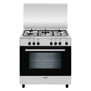 เตาแก๊ส 5 หัวเตา พร้อมเตาอบไฟฟ้า ALPHA A855EI สแตนเลส ระดับ A (80x50x90 ซม.) - Product Image 2