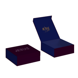 Caja de Regalo Magnética de Cartón con Purpurina de Lujo Personalizada HENGXING, Caja de Empaque para Extensiones de Cabello con Logotipo - Product Image 1