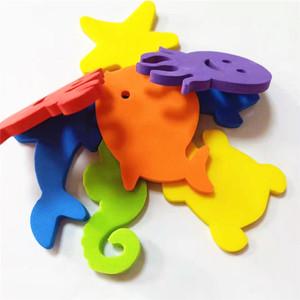 Tampons en mousse EVA animaux marins, formes de dessins animés colorées pour loisirs créatifs, jouets éducatifs pour enfants, densité 38, personnalisables - Product Image 2
