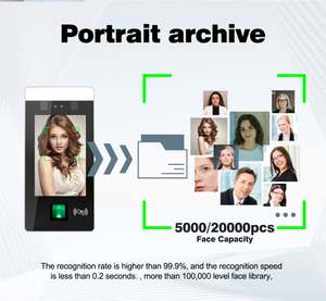 Contrôle d'accès biométrique par reconnaissance faciale avec réseau cloud, IA, <span class=keywords><strong>Wifi</strong></span> et GSM pour les écoles - Product Image 3