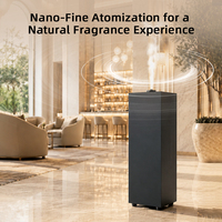 Diffuseur de parfum d'ambiance professionnel en métal de 1500 m² avec contrôle par application pour grands espaces commerciaux, certifié FCC