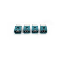 Connecteur double extrémité Foxeco Mini Fakra Z pour applications RF, contacts en cuivre, impédance 50, 12V 1.5A, certifié CE ROHS
