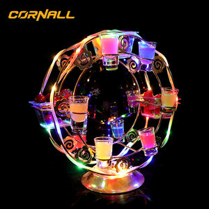 Vente d'usine, service VIP, présentoir à bouteilles LED, support de présentation de bouteilles de <span class=keywords><strong>champagne</strong></span>, présentoir à bouteilles en verre LED lumineux - Product Image 2