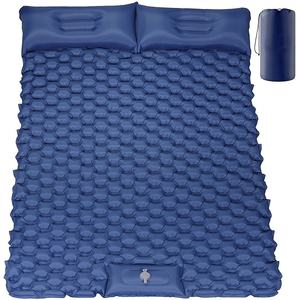 IRONDONKEY Camping Double Inflatable Mat Outdoor <strong>Travel</strong> Tent Beach Moisture Proof Mat Automatic Inflatable Air Mat - Product Image 1
