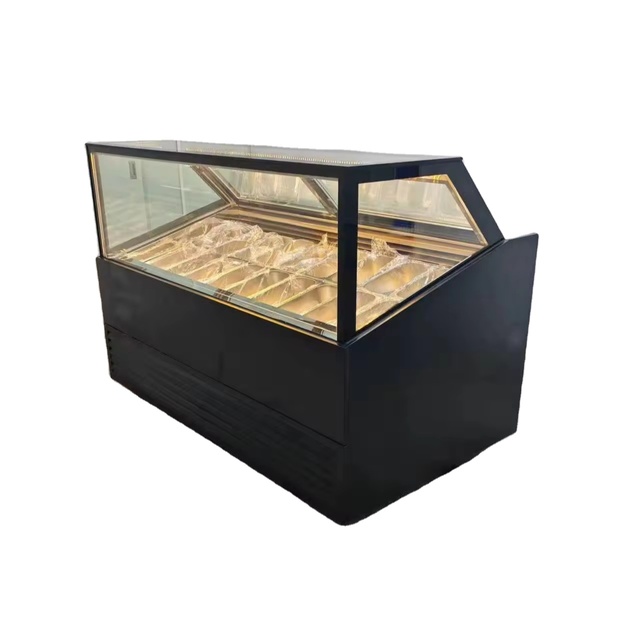 Supermarket General Used Hard Ice Cream Fridge/Gelato Showcase Freezer