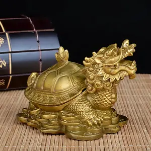特价纯铜龙龟帮忙运输龙龟开盖龟装饰风水装饰到