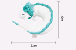 Vente de gros Oreiller en forme de U Haku Dragon Peluche Poupée 32cm - Product Image 6