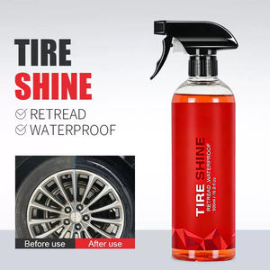 X9 Spray pour pneus épais en plastique qui adhère aux pneus, dissout la saleté et nettoie avec une protection brillante en une seule étape - Product Image 1