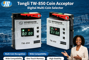 เครื่องรับเหรียญอัจฉริยะ TW - 850 แบบตั้งโปรแกรมได้ ป้องกันการปลอมแปลง เหมาะสำหรับอุปกรณ์จำหน่ายสินค้าอัตโนมัติ - Product Image 6