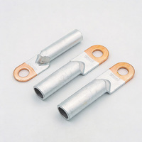 Borne de sertissage bimétallique cuivre-aluminium DTL WBO, placage argent, certifiée CE, pour transformateurs et systèmes électriques