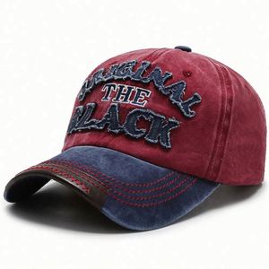 3D Embroidery Digital Printing Adjustable Washed Cotton Custom Distressed Vintage Letter Pattern Image Baseball Cap Dad <b>Hat</b> - Product Image 6