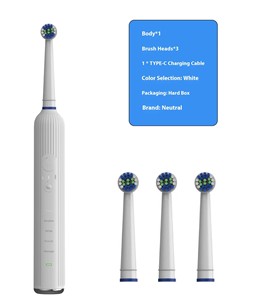 Yeni Model Döner Elektrikli Diş Fırçası Yumuşak Su Geçirmez Kablosuz Ultrasonik Özelleştirilmiş Oral Ole Ping Fabrika Toptan Satış - Product Image 6