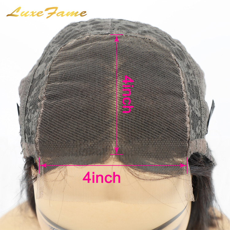 Peluca con cierre de encaje