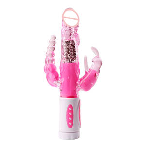 Elektrischer G-Punkt Dildo Form Vagina Klitoris Masturbation Sexspielzeug Kaninchen <span class=keywords><strong>Vibrator</strong></span> Mit Anal Extender - Product Image 2