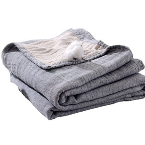 100% semplice cotone 4 strati ispessito <span class=keywords><strong>velo</strong></span> morbido primavera/estate condizionatore d'aria coperta asciugamano - Product Image 5