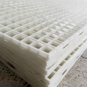 Rejilla de drenaje de fibra de vidrio FRP a medida para lavado de coches, rejilla de drenaje FRP, panel de suelo para pasillos - Product Image 1