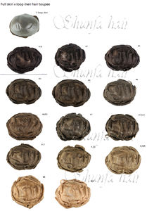 วิกผมผู้ชายแบบ V-loop ผลิตจากผมแท้ ดูเป็นธรรมชาติ บางเฉียบ สำหรับผู้ซื้อ 8 ราย - Product Image 3