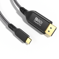 Câble USB C bidirectionnel ULT-unite vers USB C 2.1, prend en charge la transmission 16K 30Hz 80 Gbps